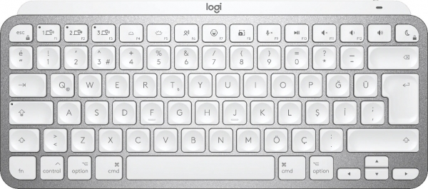 Logitech 920-010526 Q TR MX Mini Slim Beyaz Mac Uyumlu Bluetooth Kablosuz Klavye