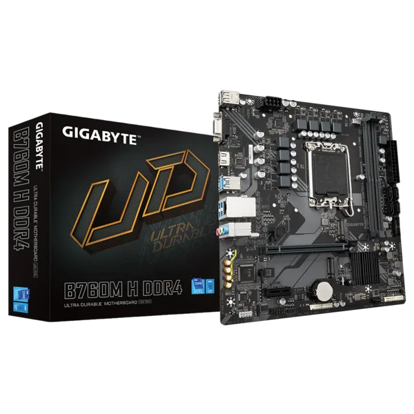 Gigabyte B760M H DDR4 Sc-1700 B760 DDR4 3200MHz 2XM2 mATX INTEL Anakart