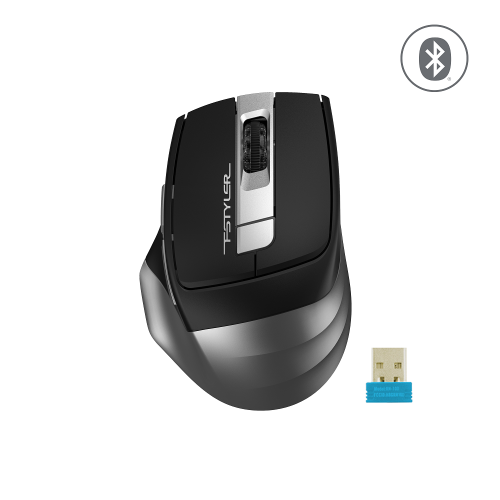 A4 Tech FB35 2000 Dpi 6 Tuşlu 2.4Ghz Bluetooth Kablosuz Gri Mouse