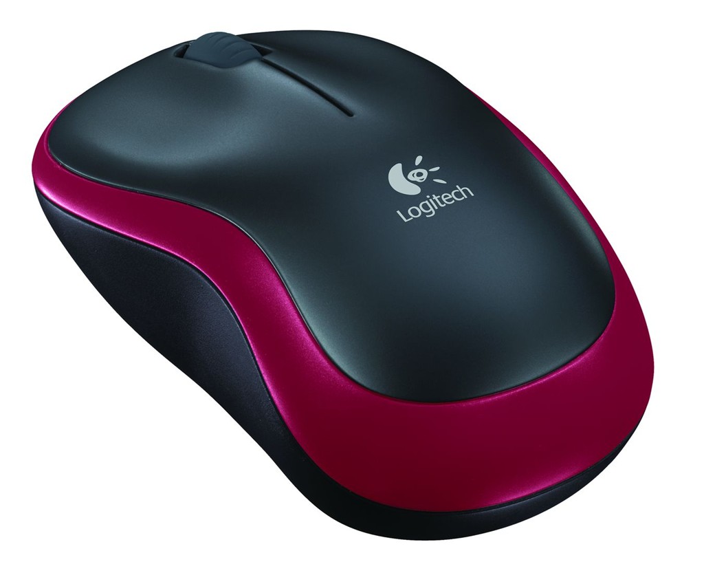 Logitech 910-002237 M185 Kırmızı/Siyha Kablosuz Mouse