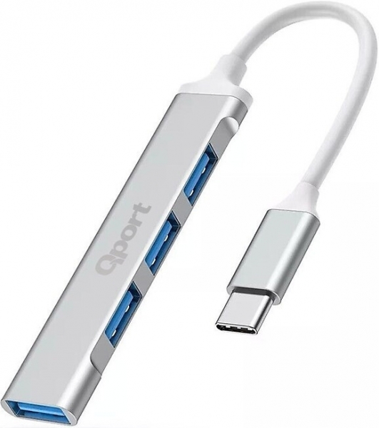 Qport Q-TUC05 USB Type C to 4 Port USB 3.0 Usb Çoklayıcı