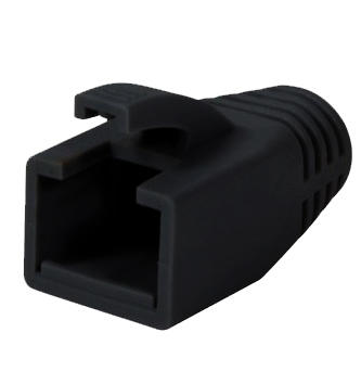 Beek BN-BOOT-CAT6A/BL CAT7 İçin RJ45 Siyah 100 lü Paket Koruma Kılıfı