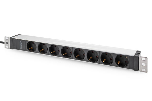 Digitus DN-95428 2 Mt Kablolu 8 Port Aluminyum C20 Plug Rack Mount Priz