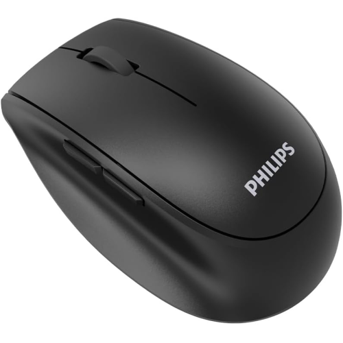 Philips SPK7627B 1600Dpi 5 Tuşlu 2.4Ghz Bluetooth Siyah Şarj Edilebilir Kablosuz Mouse