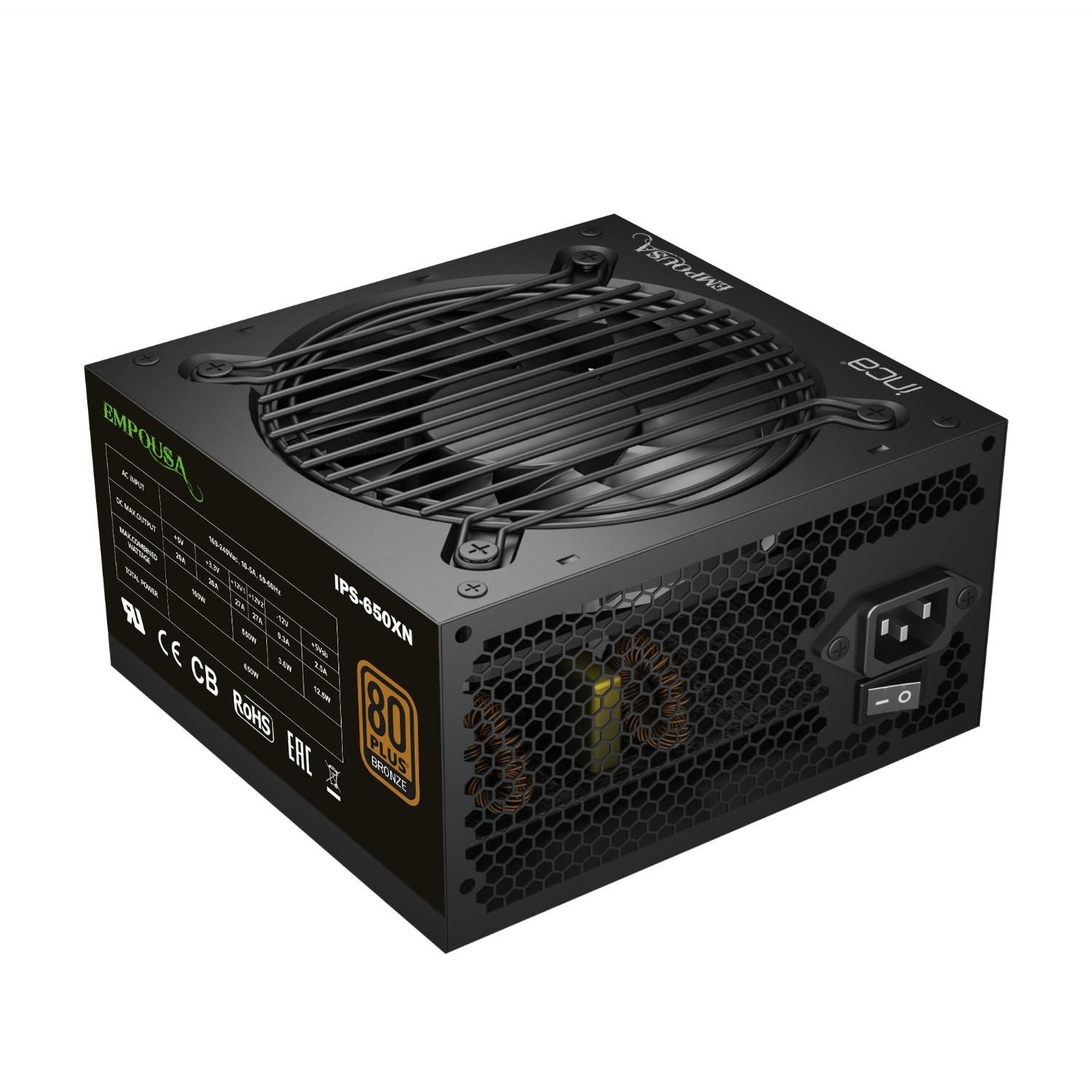 Inca IPS-650XN 650W Plus 12cm Fanlı ATX Power Supply