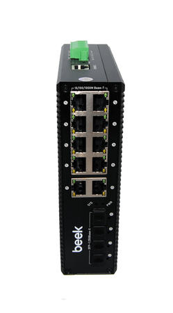 Beek BN-ISW-2084P2G 8 Port Gigabit Poe 4 Port SFP Yönetilebilir Endüstriyel Switch