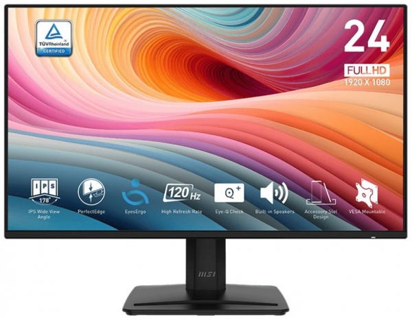 Msi PRO MP242A E2 23.8 inch 1920x1080 1ms 120Hz HDMI DP IPS Adaptive SYNC Monitör