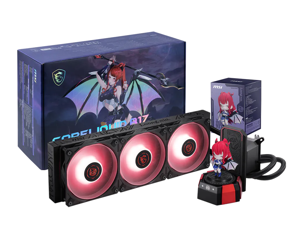Msi CORELIQUID A17 MLG EDITION 3x12cm ARGB Gen2 Sıvı Soğutmaı İşlemci Fanı