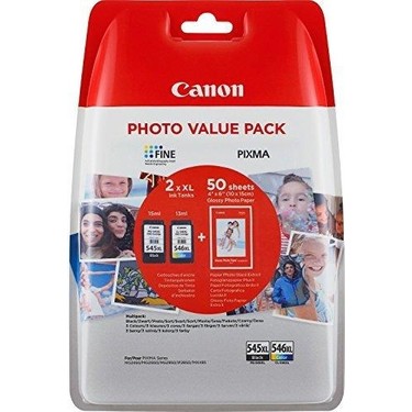 Canon 9059B006 PG-46L CL-56 300 Sayfalık  li Paket Siyah Renkli Orijinal Inkjet Kartuş