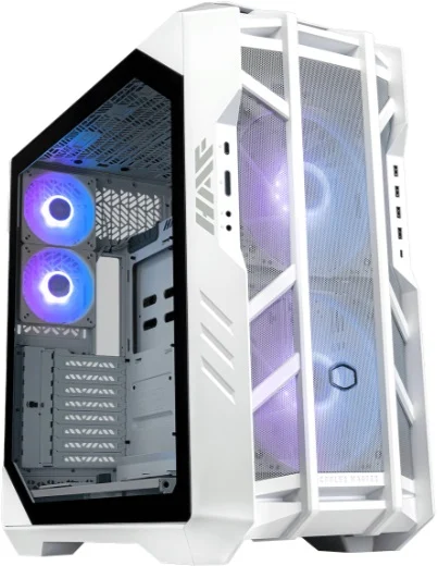 Cooler Master TG HAF700 H700 WGNN S00 PSU YOK 5x12cm ARGB Fanlı Full Tower Beyaz Oyuncu Kasası