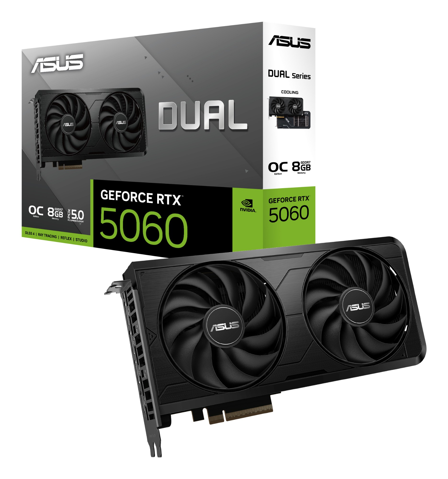 Asus DUAL-RTX5060-O8G-EVO 8 GB GDDR7 GeForce RTX 5060 192Bit NVIDIA Ekran Kartı
