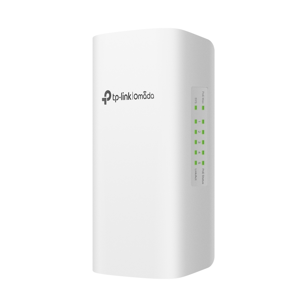 Tp-Link SG2005P-PD 4 Port Gigabit Poe 1 Port Poe In 90W Yönetilebilir Dış Mekan Acess Point