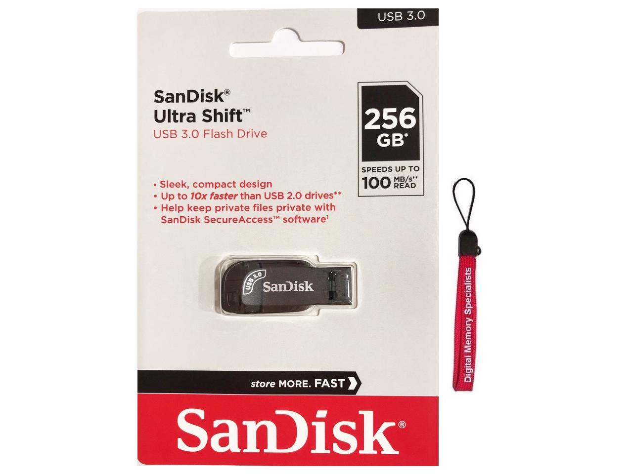 Sandisk SDCZ410-256G-G46 256 GB Ultra Shift USB 3.0 Siyah USB Flash Bellek