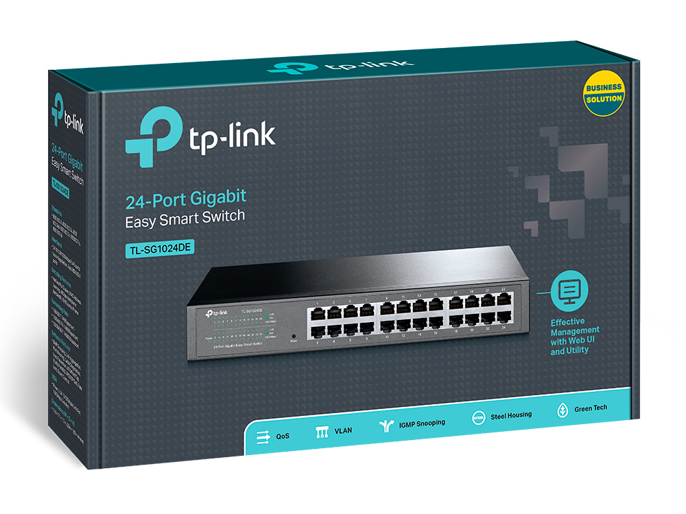 Tp-Link TL-SG1024DE 24 Port Gigabit Rackmount Switch