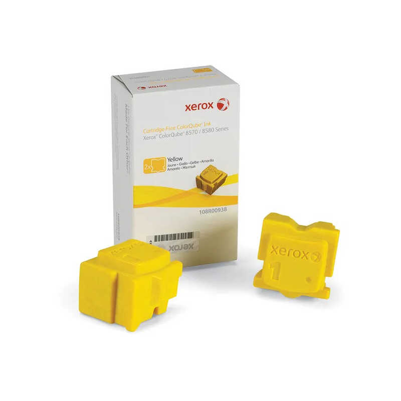 Xerox 108R00938 Phaser 8570-8580 Solid Ink Yellow Sarı 2 Stick