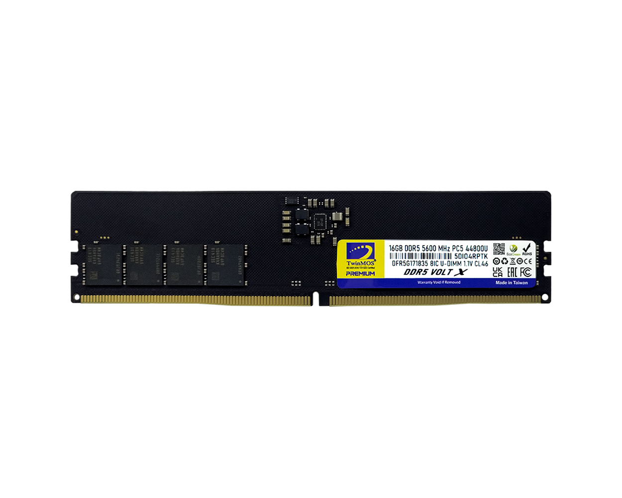 Twinmos TMD516GB5600U46WO 16 GB DDR5 5600Mhz CL46 Bilgisayar Bellek