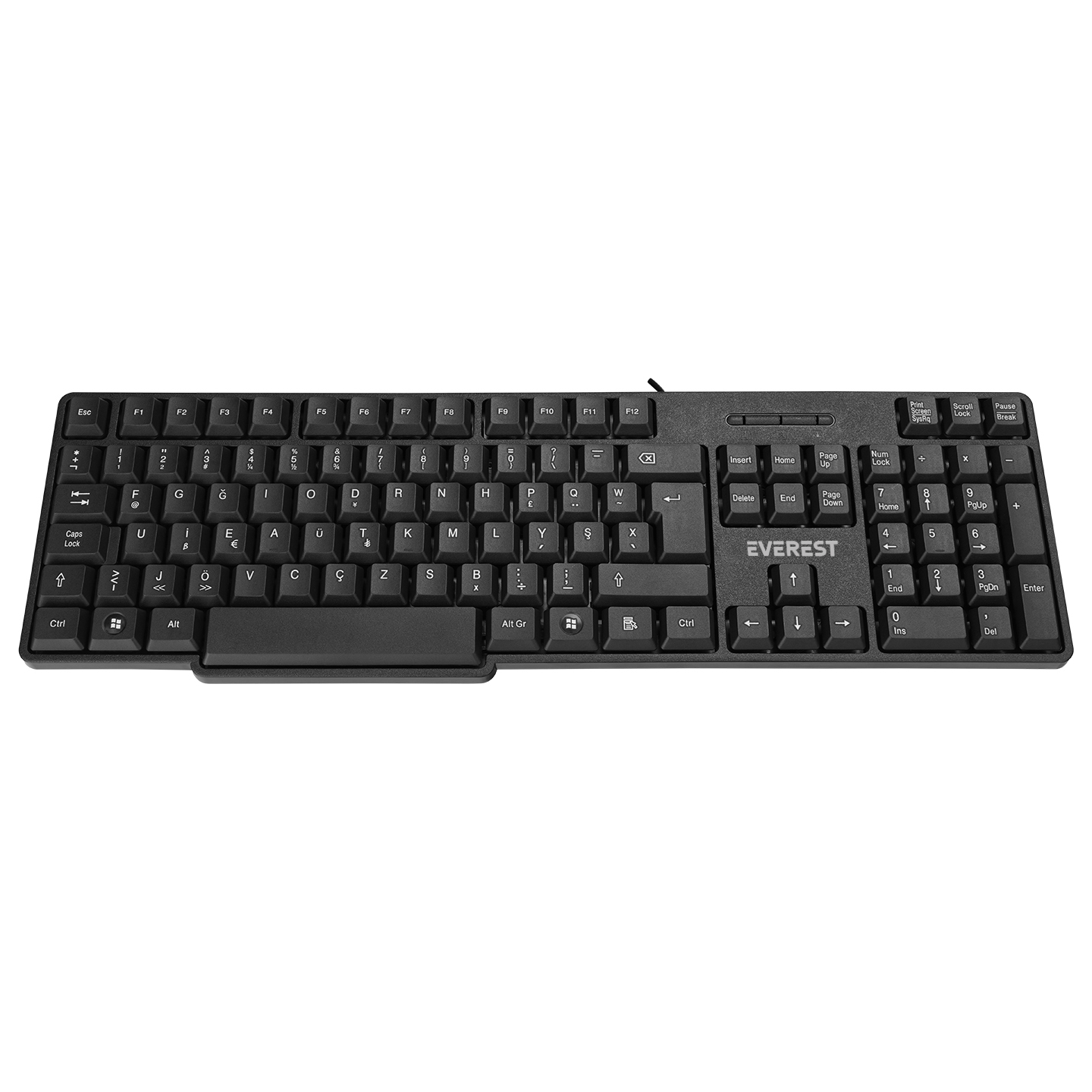 Everets KB-517U USB Q TR Standart Siyah Kablolu Klavye