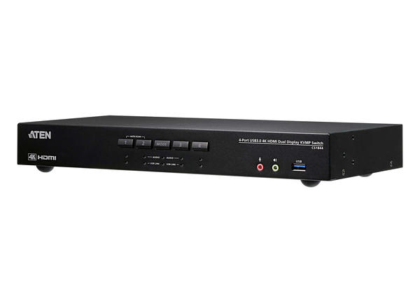 Aten CS1844 4 Port HDMI 4K Dual Display USB 3.0 HDMI KVm Switch