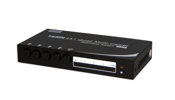 Beek BS-VSW-HD41 4 Port HDMI Giriş to 1 Port HDMI Çıkış Uzaktan Kumandalı Çoklayıcı