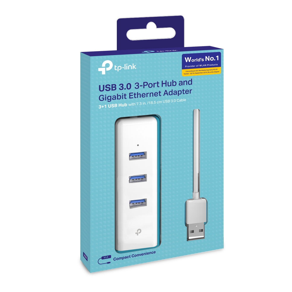 Tp-Link UE330 Usb 3.0 to RJ45 Gigabit 3 Port USB 3.0 Hub USB Ethernet Ağ Adaptör