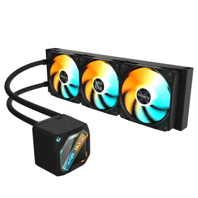 Gigabyte GME-360 360mm 3x12cm ARGB Fanlı AMD-INTEl Siyah Sıvı Soğutmalı İşlemci Fanı