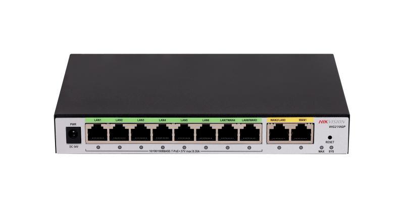 Hikvision DS-3WG210GP-SI 10 Port Gigabit 250 Kullanıcıya Kadar Router