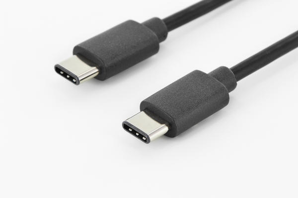 Digitus AK-300138-010-S 1 Mt USB 3.1 Type C to USB 3.1 Type C Erkek-Erkek AWG24/28 2x Zırhlı Kablo