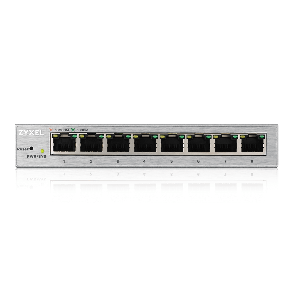 Zyxel GS1200-8-EU0101F 8 Port Gigabit Web Yönetilebilir Ethernet Switch