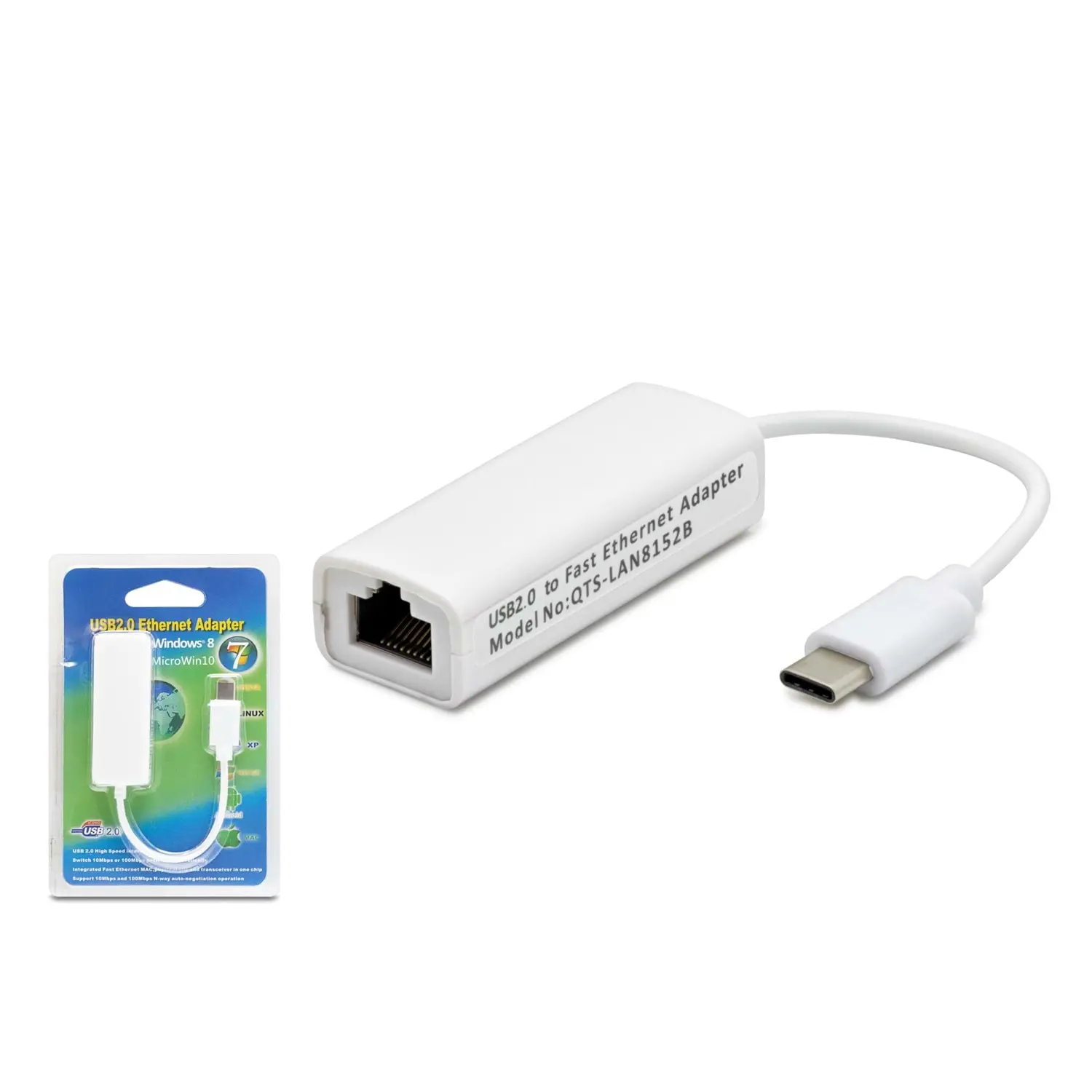 Hadron HDX5257 Usb Type C to RJ45 10/100Mbps USB ethernet Adaptörü