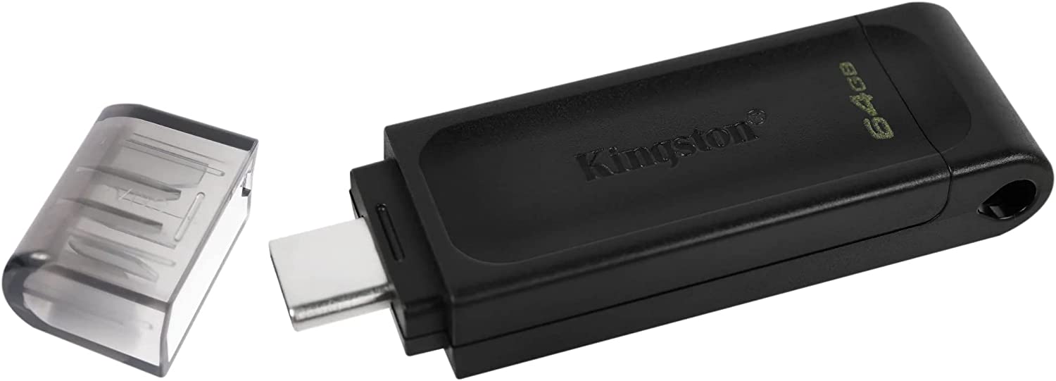 Kingston DT70/64GB 64 GB DataTraveler 70 USB 3.2 Type C USB  Flash Bellek