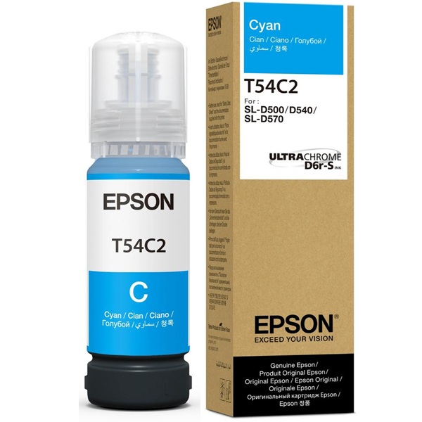 Epson C13T54C220 SL-D500 T54C2 Surelab 70Ml Mavi Orijinal Inkjet Mürekkepi