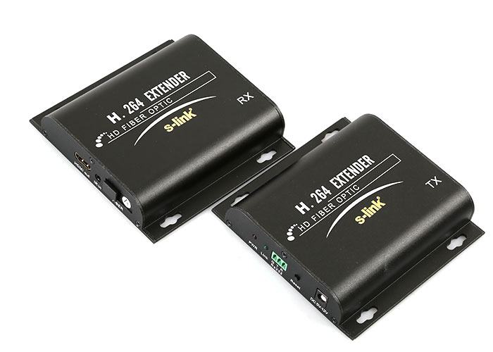 S-Link SL-HDEX2KM 2 Km HDMI to Fber Optik Extender HDMI Mesafe Uzatıcısı