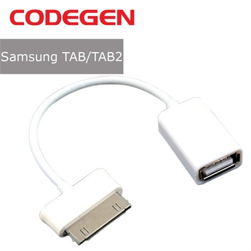 Codegen CDSG-01 Samsung Galaxy Tab Usb Otg Kablo Beyaz