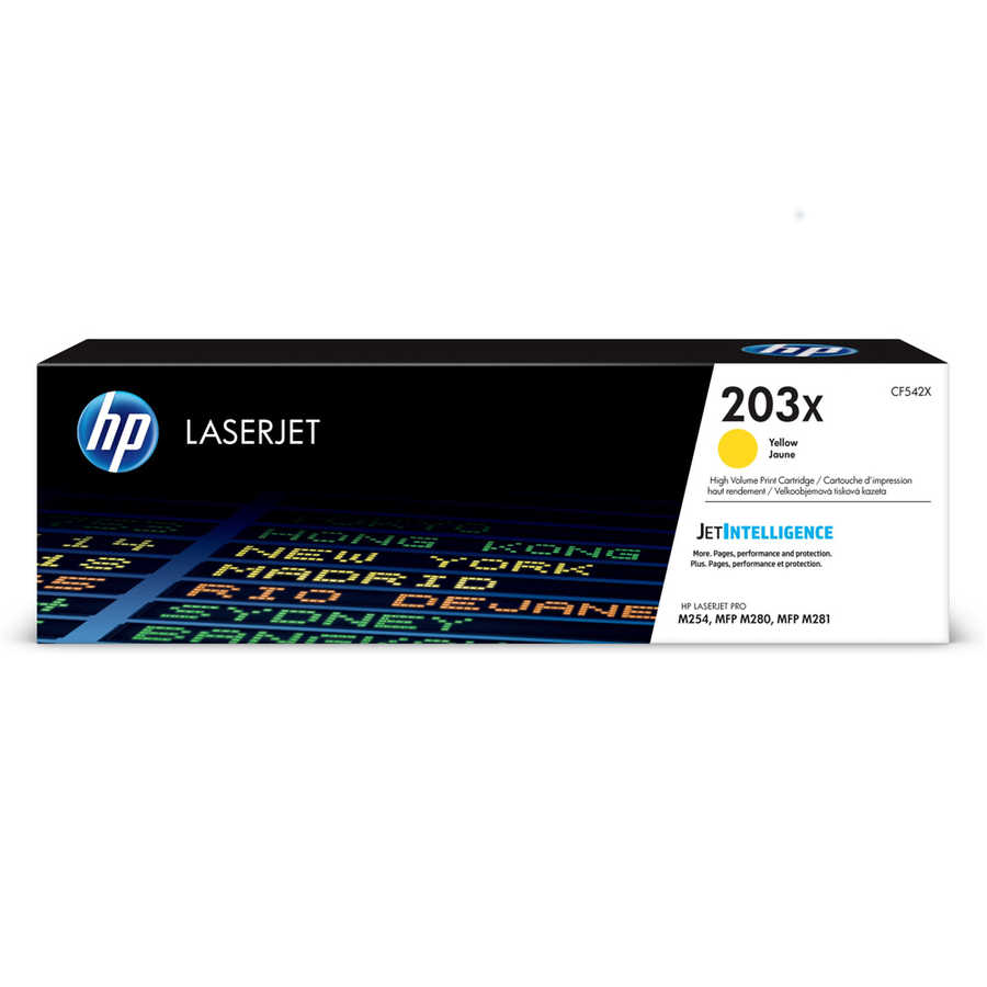 Hp CF542X 203X 2.500 Sayfalık Yüksek Kapasiteli Sarı Orjinal Laser Toner