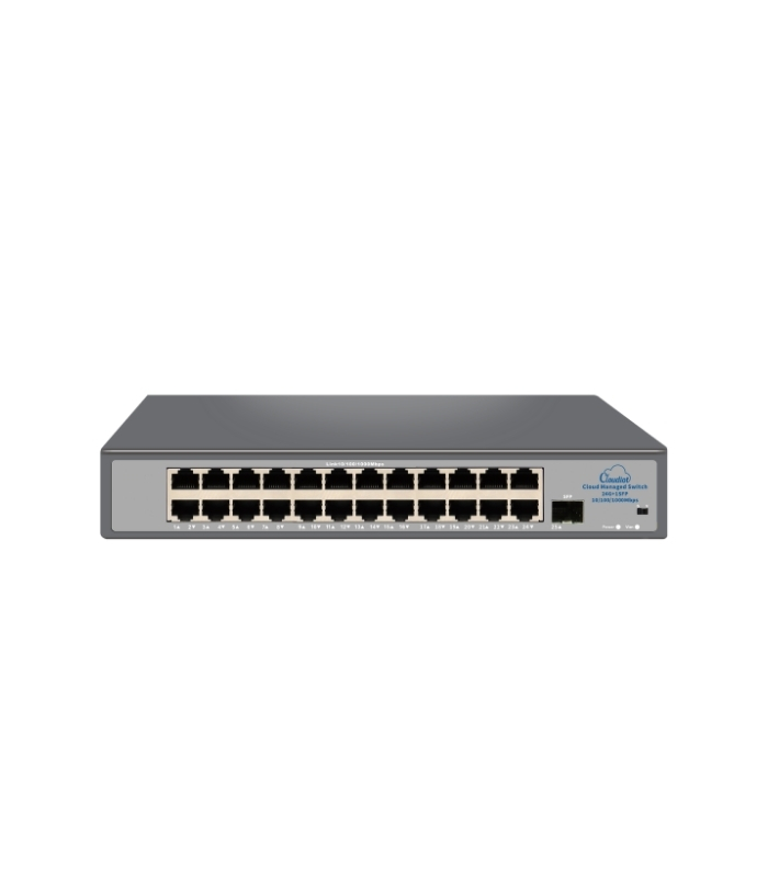 Nova HIS2124G1S 24 Port Gigabit Ethernet 1 Port Gigabit SFP Yönetilebilir Ethernet Switch