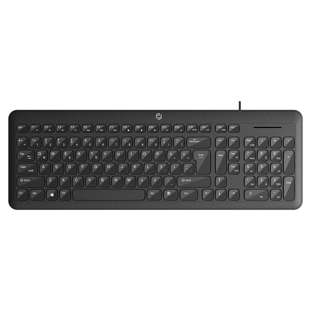 Frisby FK-4905QU USB Q TR Multimedia Siyah Kablolu Klavye