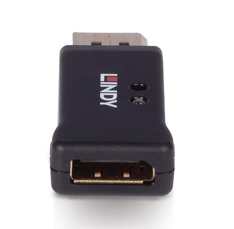 Lindy LIN-32118 DISPLAY PORT 1.4 EDID 3840x2160 144Hz Emulator
