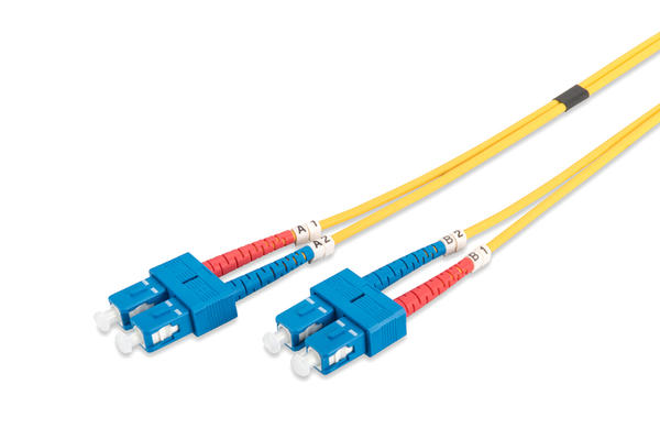 Digitus DK-2922-01 1 Mt SC-SC 09/125 Singlemode Duplex Fiber Patch Kablo