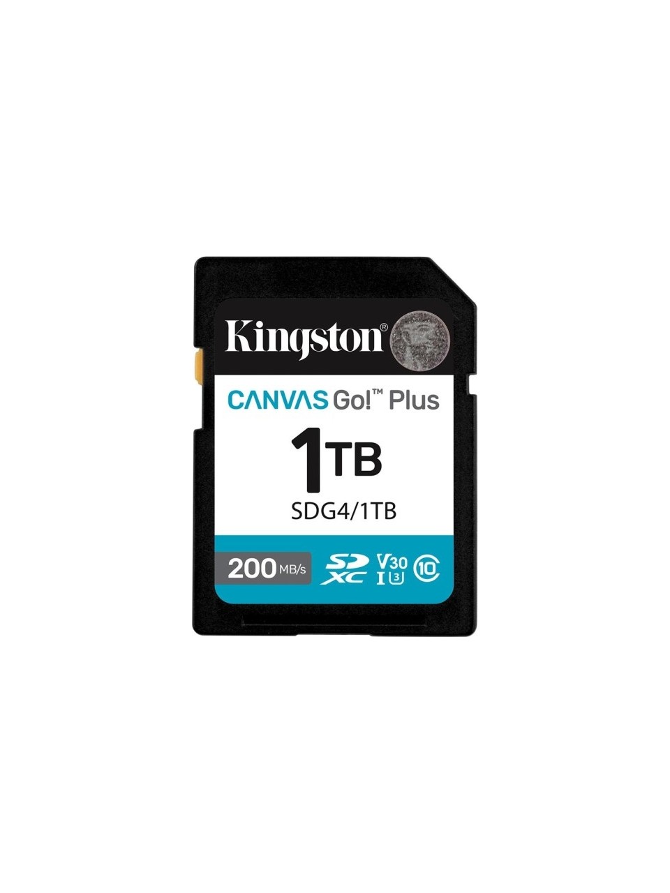 Kingston SDG4/1TB 1 TB Canvas Go Plus Gen4 200Mb/s C10 UHS-I U3 V30 SD Hafıza Kartı