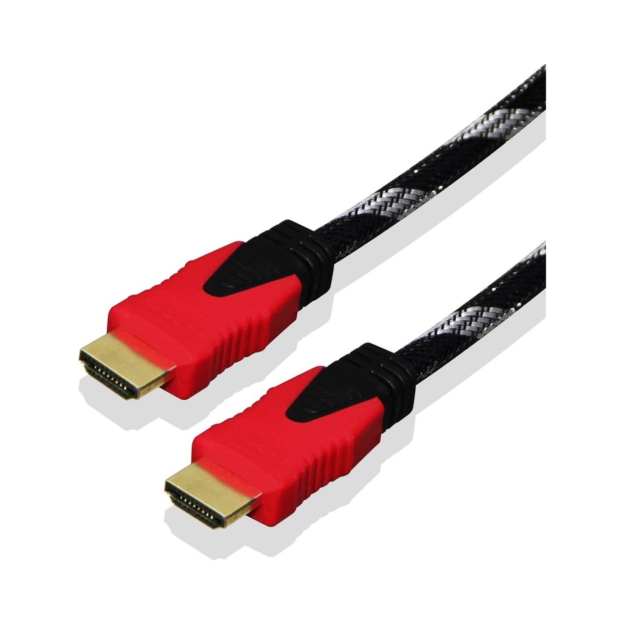 Qport Q-HDMI103 10 Mt HDMI to HDMI v1.4 Erkek-Erkek Altın Uçlu 3D HDMı Görüntü Kablosu