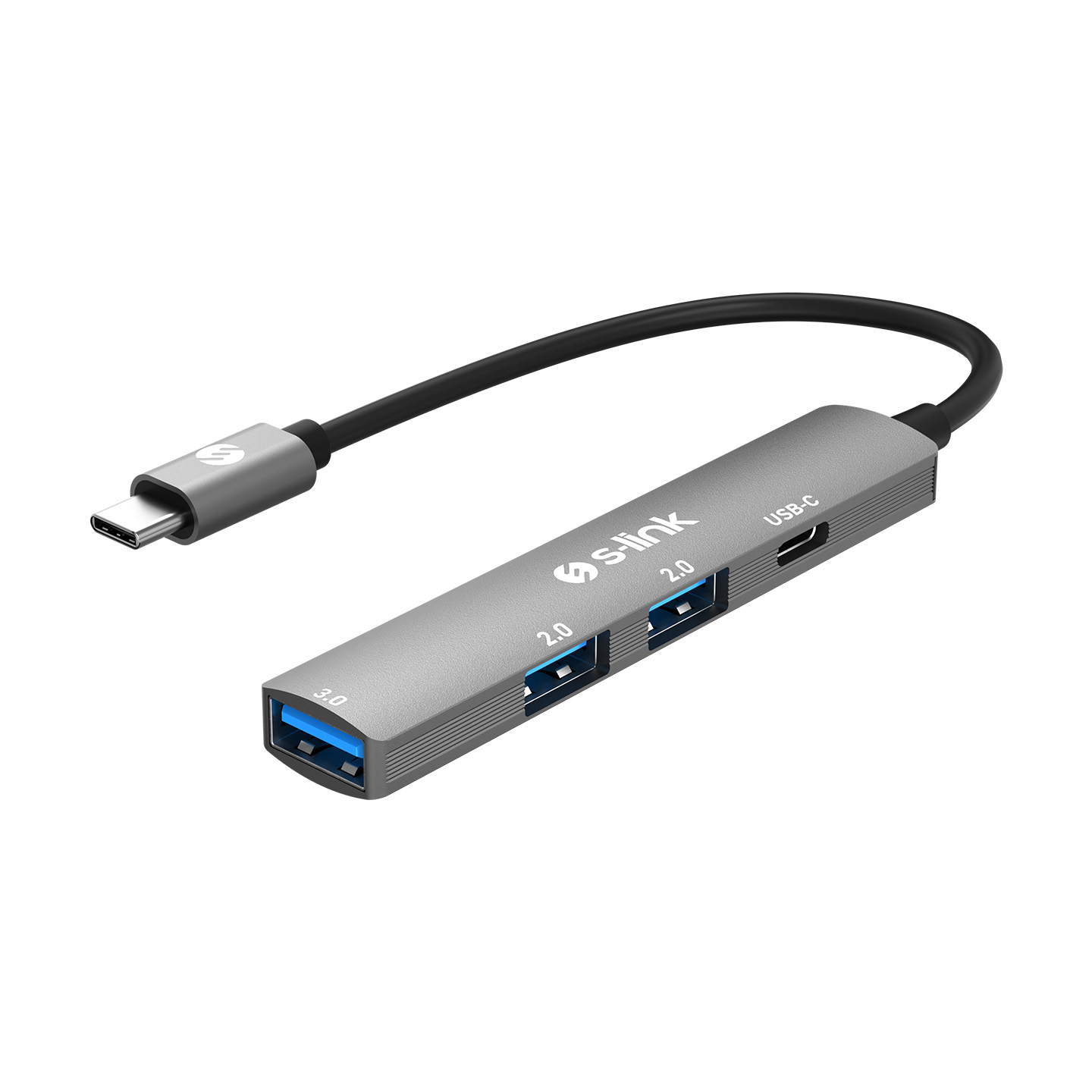 S-Link SWV-USBC023 USB Type C to 3x USB 3.0 1 Port Usb Type C PD Usb Çoklayıcı