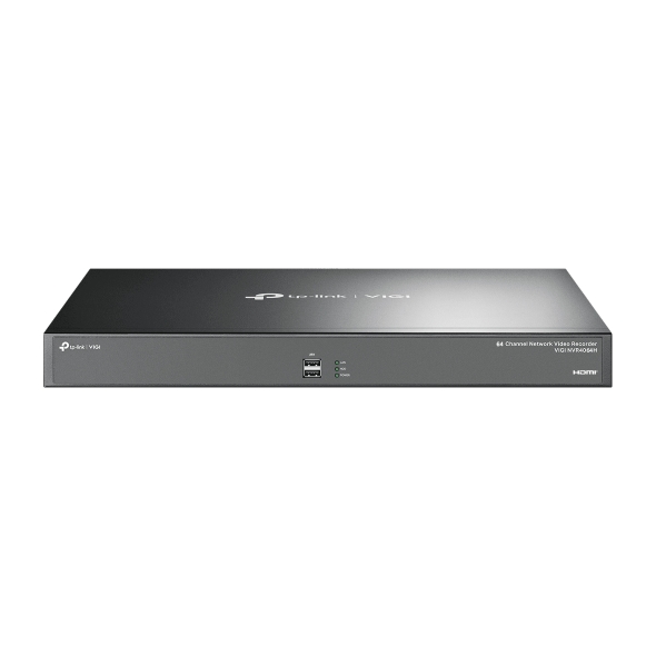 Tp-Link VIGI NVR4064H 64 Kanal 8MP H.265+ 2port RJ45 HDMI VGA 4x16TB HDD Destekli NVR Kayıt Cihazı