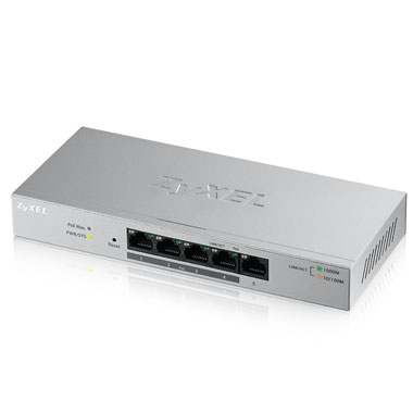 Zyxel GS1200-5HPV2-EU0101F 5 Port Gigabit Web Yönetilebilir PoE Switch