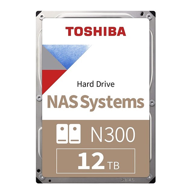 Toshiba HDWG51CUZSVA N300 12 TB 7200Rpm 512MB SATA3 3.5 inch NAS Harddisk