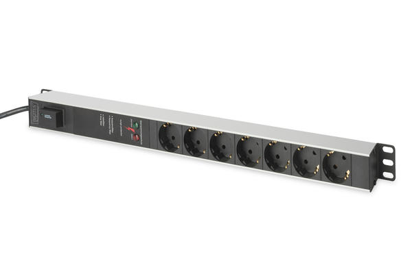 Digitus DN-95412 7 Port 16A 4000W 1U Alüminyum Kabin Tipi Priz