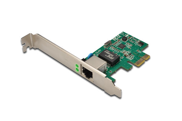 Digitus DN-10130-1 1 Port Gigabit 32 -Bit RTL8168E Low Profile PCI Express Ethernet Kartı