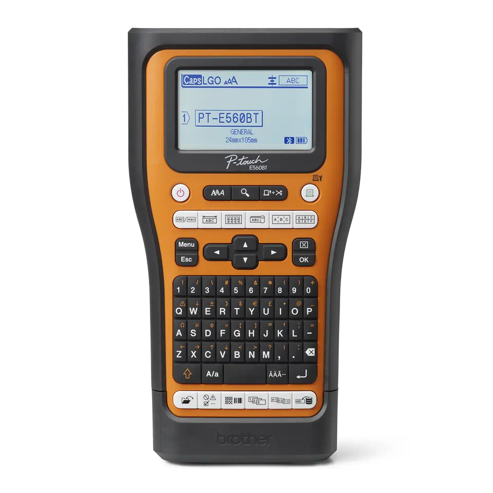 Brother PT-E560BTVP P-Touch 6-24mm Usb Bluetooth Pil Dahil TZE Serisi Etiket Yazıcı