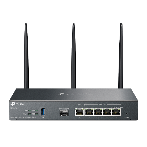 Tp-Link ER706W OMADA AX3000 5 Port Gigabit Multi WAN VPN Router