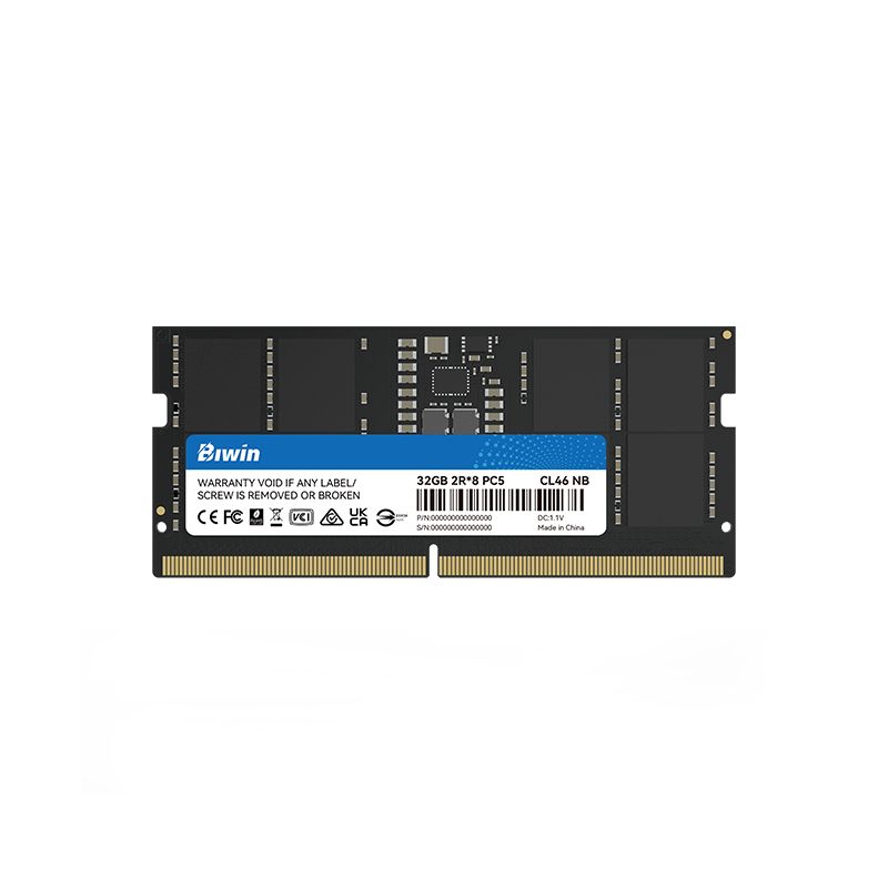 Biwin B45DSBG74840B-T03B 32 GB DDR5 4800Mhz CL46 Notebook Bellek