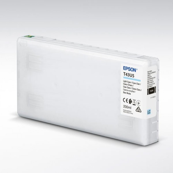 Epson C13T43U540 SL-D800 Surelab T43U 200Ml Açık Mavi Orijinal Inkjet Kartuş